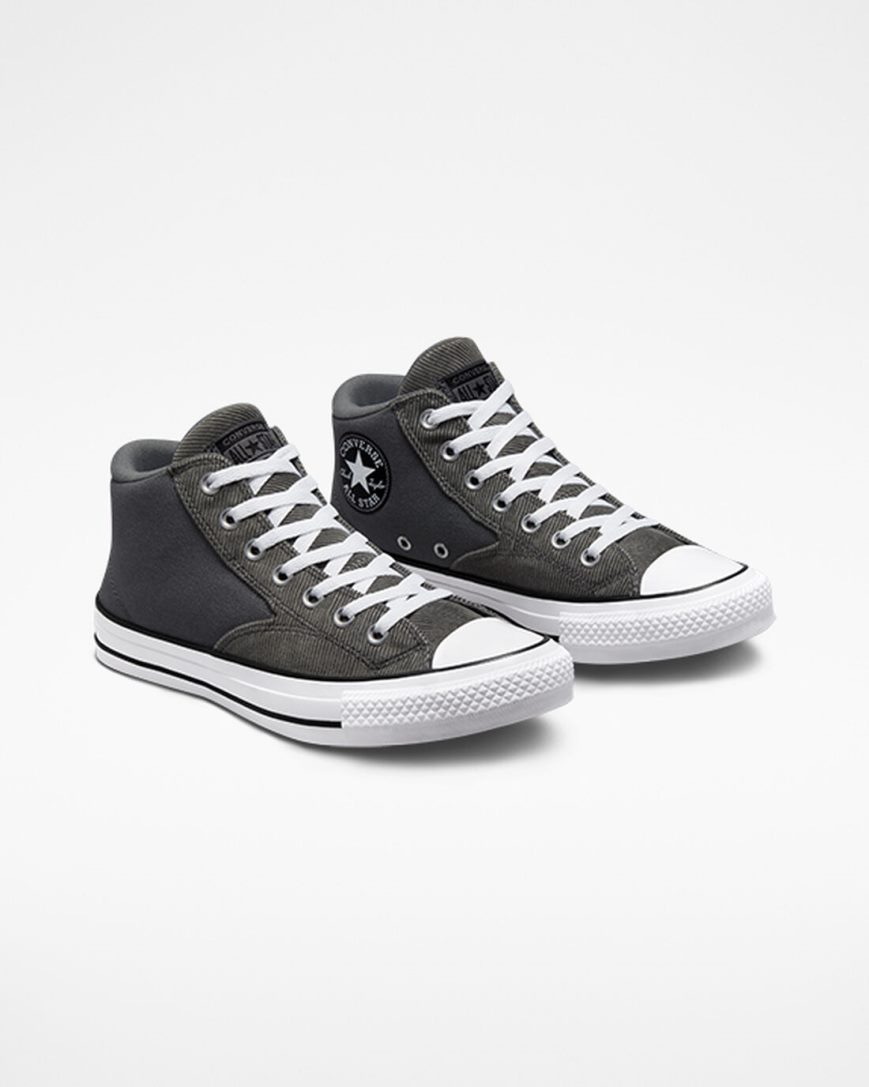 Tenisi Inalti Barbati Converse Chuck Taylor All Star Malden Strada Workwear Gri Negrii Albi | RO KYSAD189